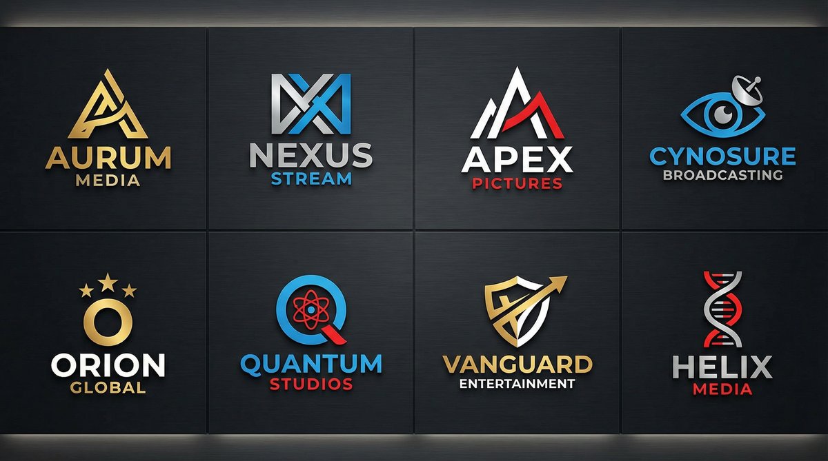 妻社合作影视品牌Logo墙